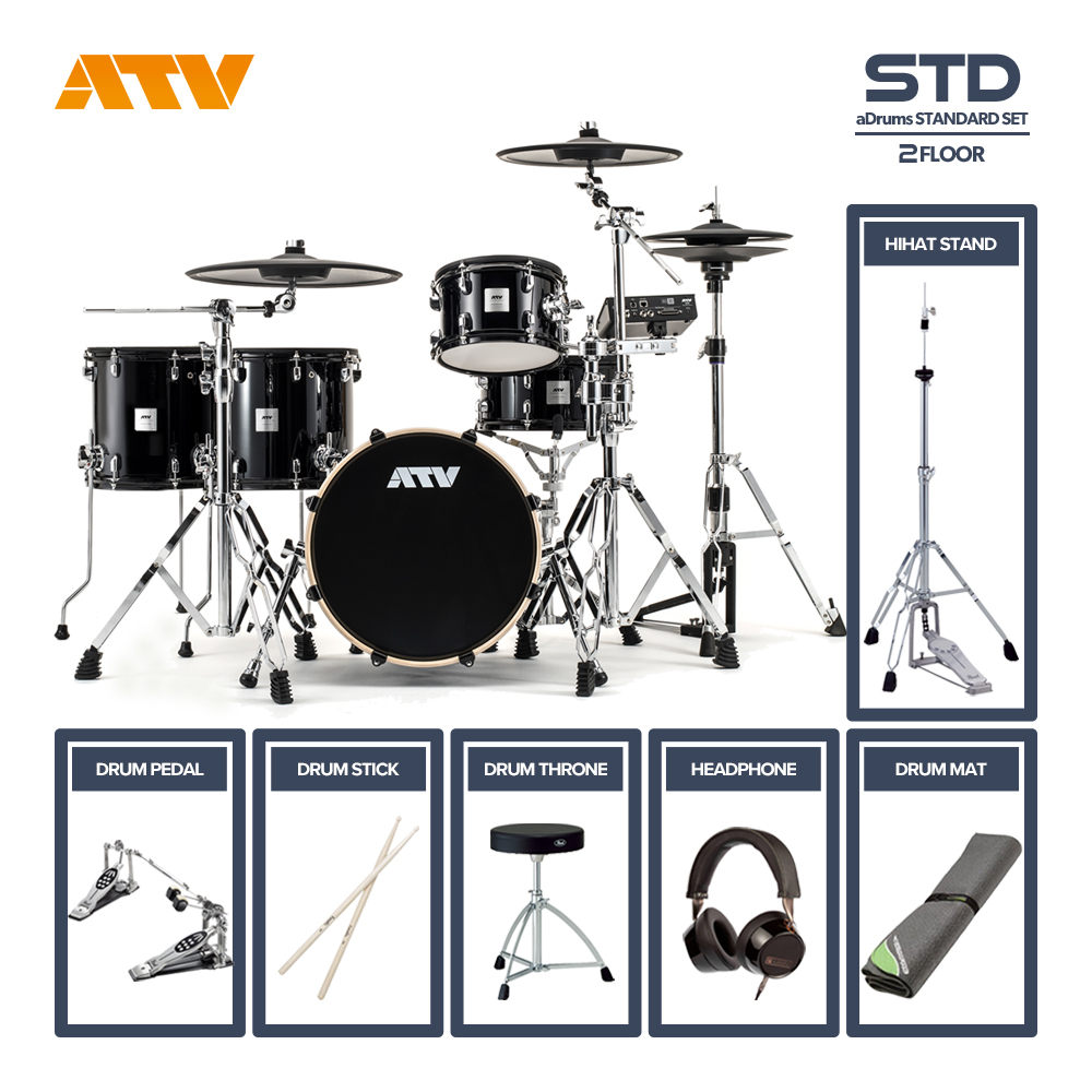 ATV <br>aDrums artist STANDARD SET [ADA-STDSET] 2Floor cCtIvVZbg