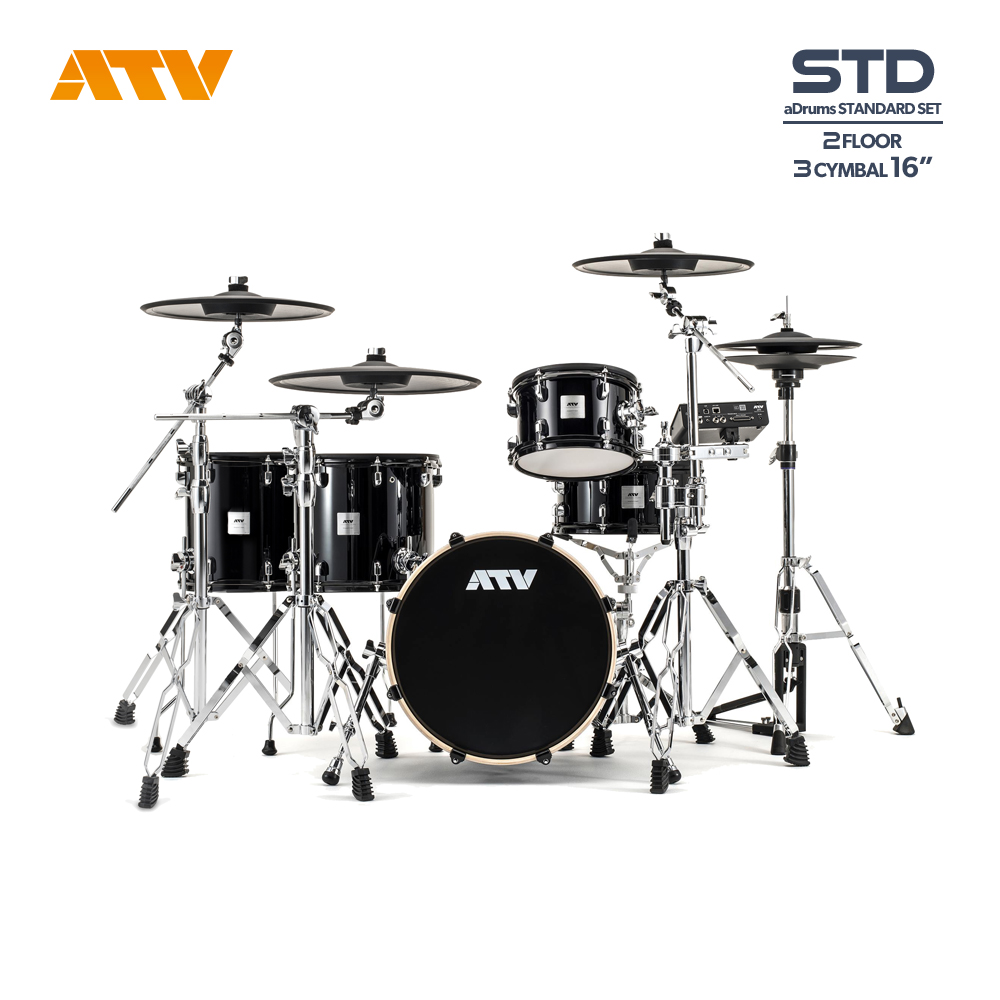 ATV <br>aDrums artist STANDARD SET [ADA-STDSET] 2Floor 3Cymbal