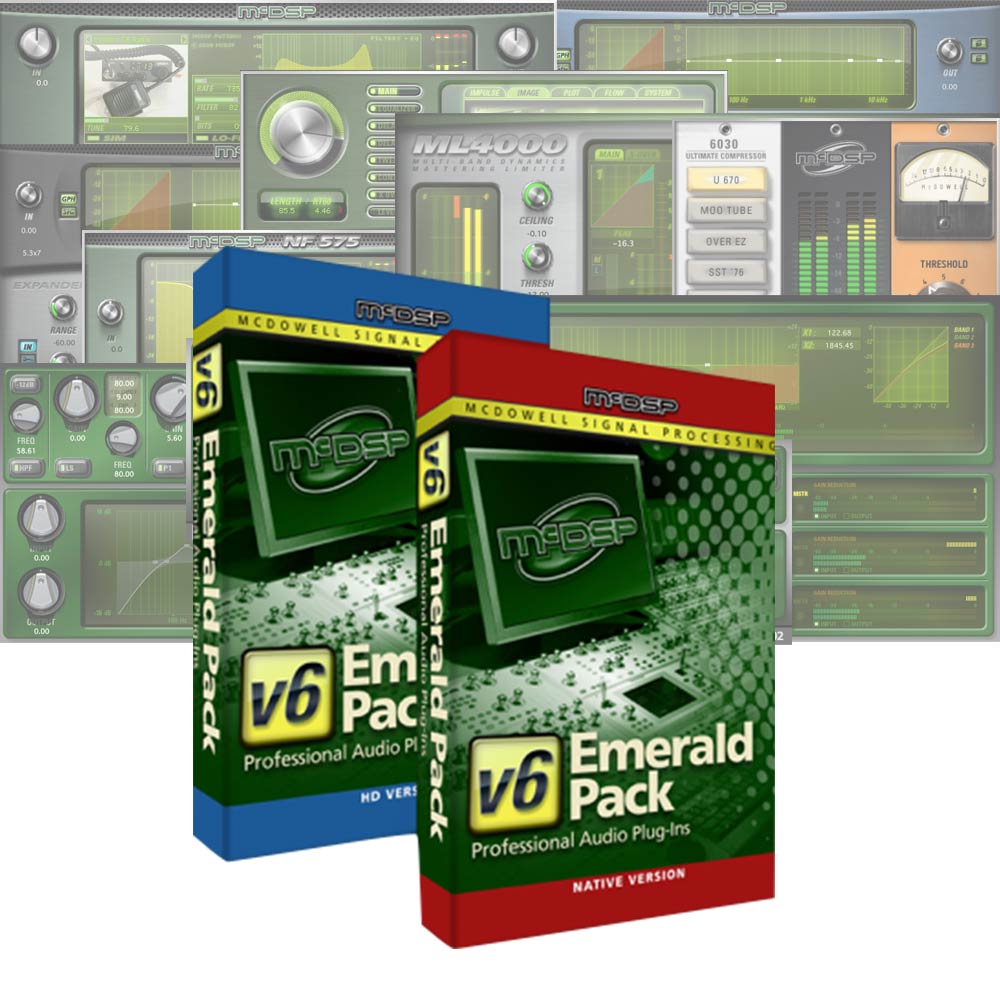 McDSP <br>Emerald Pack HD  (12 Plug-in Bundle)