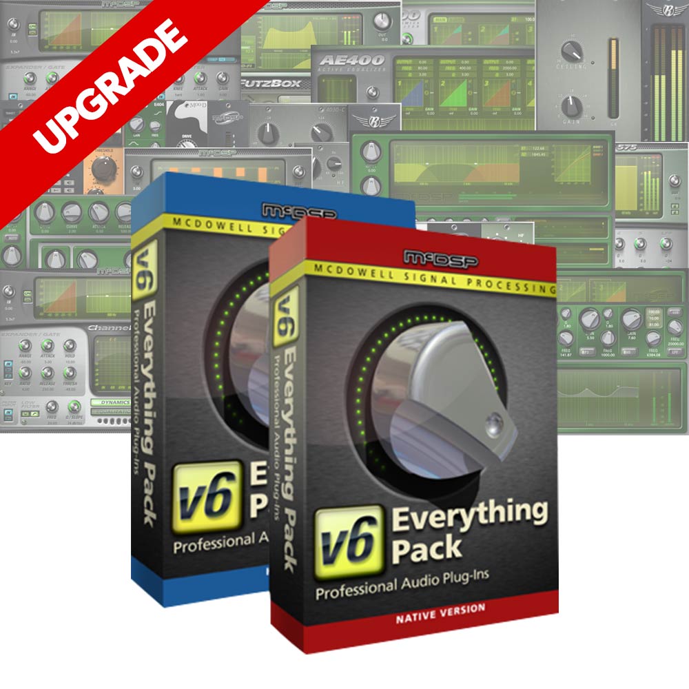 McDSP <br>Everything Pack HD v6 to Everything Pack HD v6.4