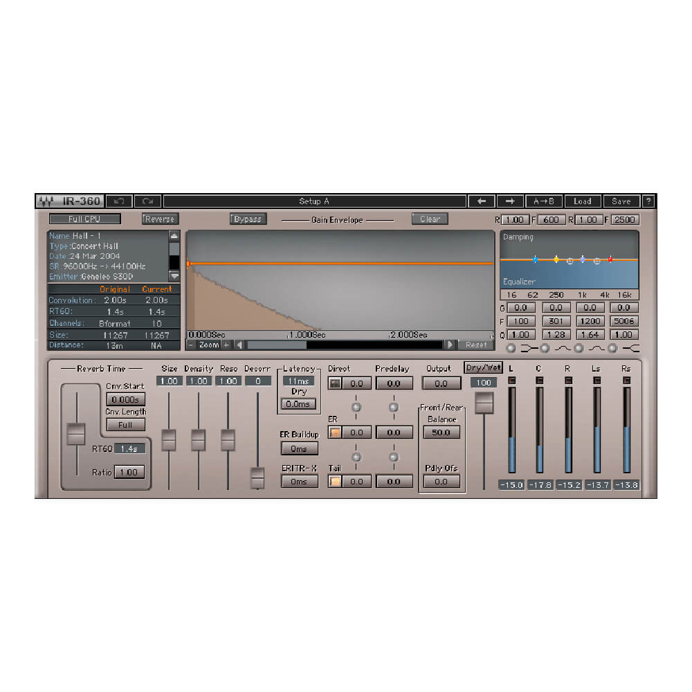 WAVES <br>IR360 Convolution Reverb