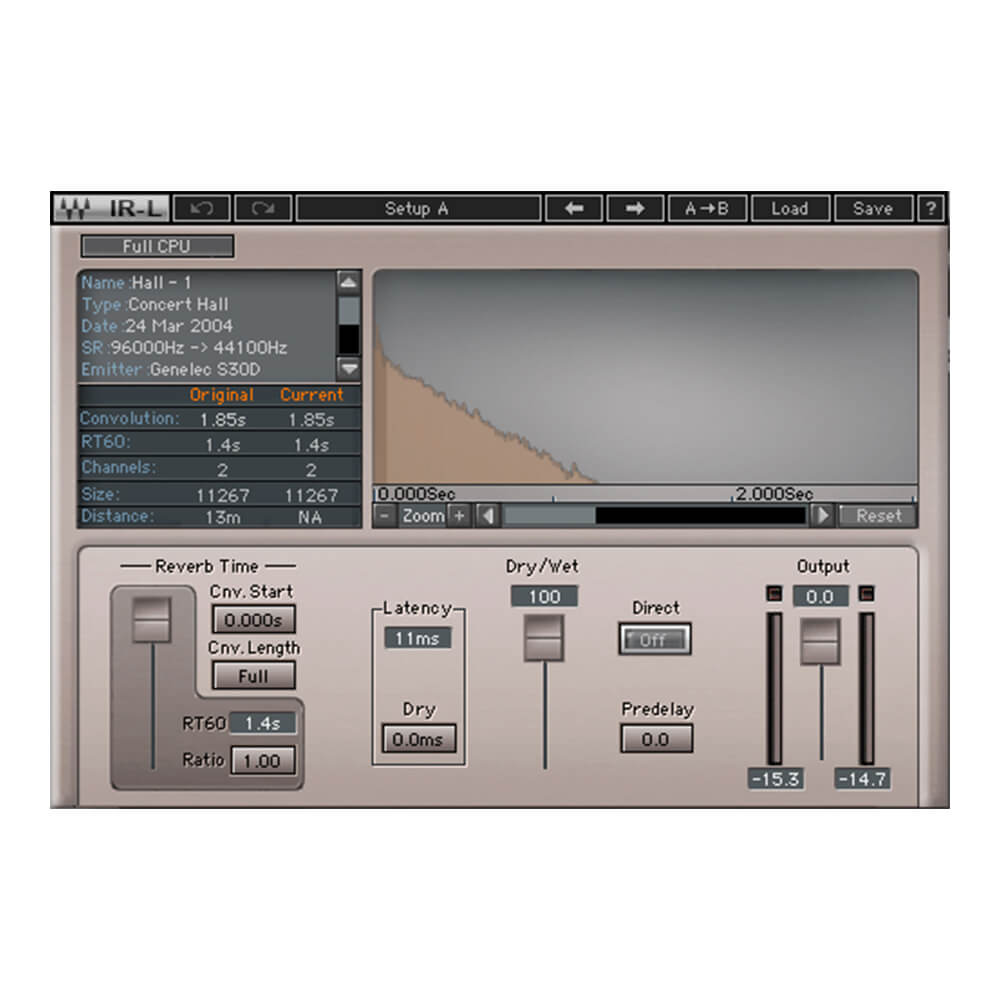 WAVES <br>IR-L Convolution Reverb