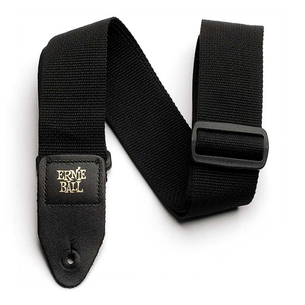 ERNIE BALL <br>#4037 Black Polypro Guitar Strap