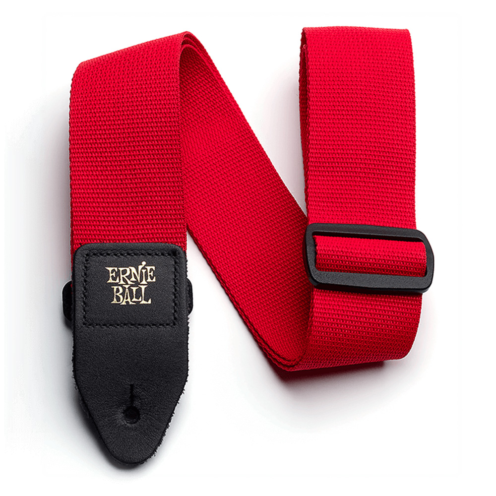 ERNIE BALL <br>#4040 Red Polypro Guitar Strap