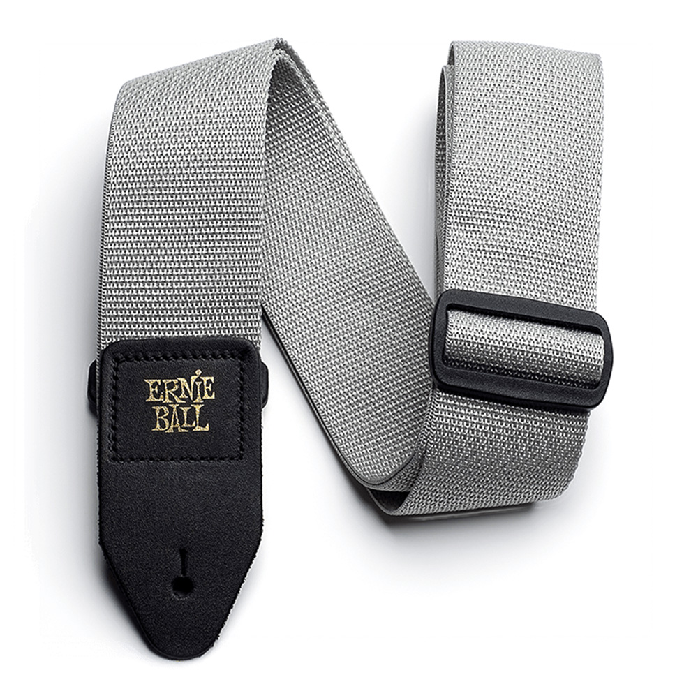 ERNIE BALL <br>#4046 Gray Polypro Guitar Strap