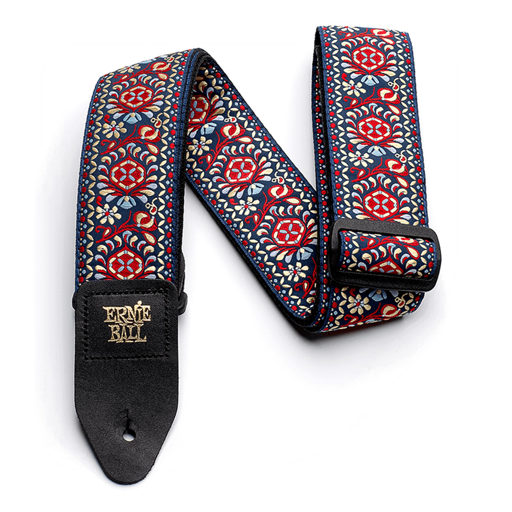 ERNIE BALL <br>#4091 Royal Bloom Jacquard Guitar Strap