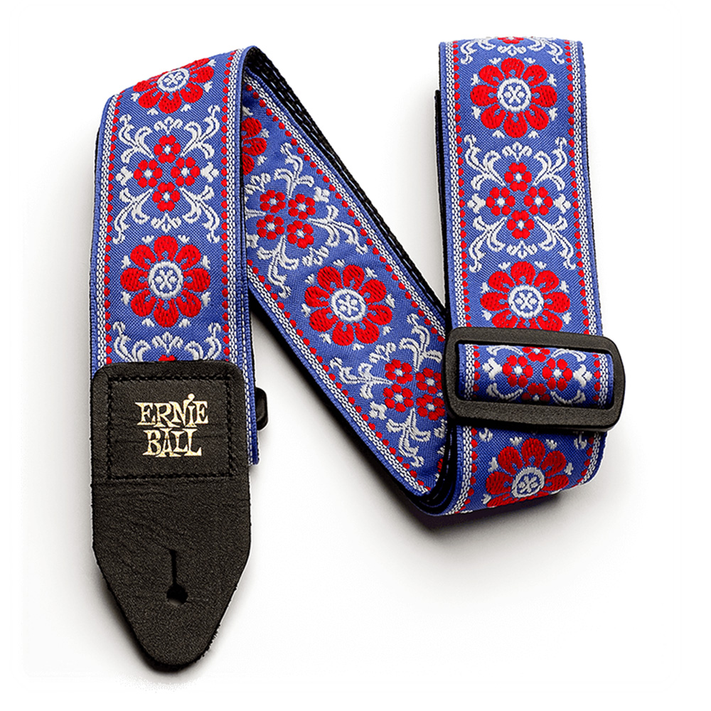 ERNIE BALL <br>#4107 Morning Blossom Jacquard Guitar Strap