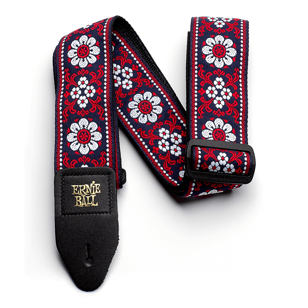 ERNIE BALL <br>#4108 Midnight Blossom Jacquard Guitar Strap