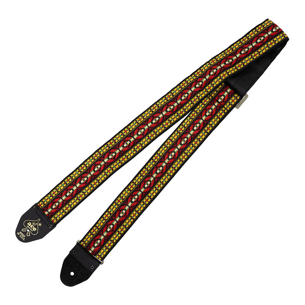 D'Andrea <br>Ace Guitar Straps ACE-4 -Bohemian Red-