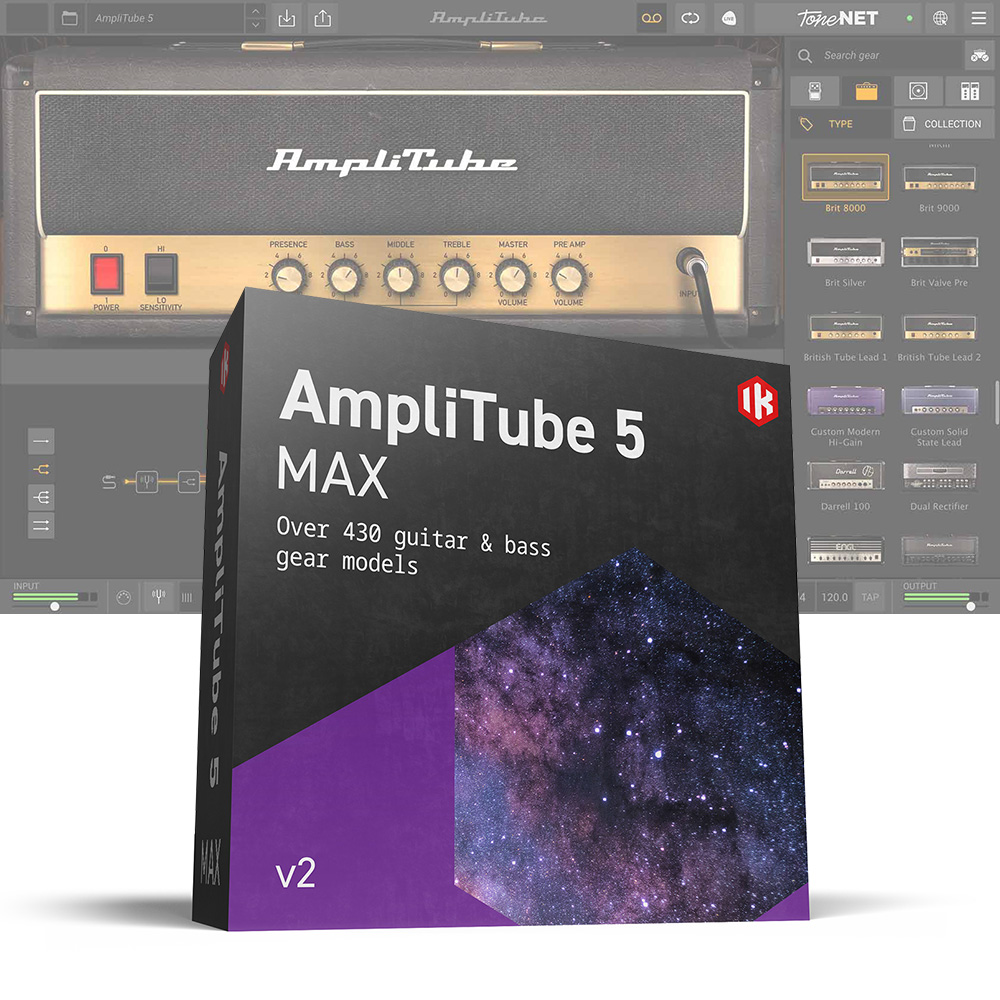 IK Multimedia <br>AmpliTube 5 MAX v2