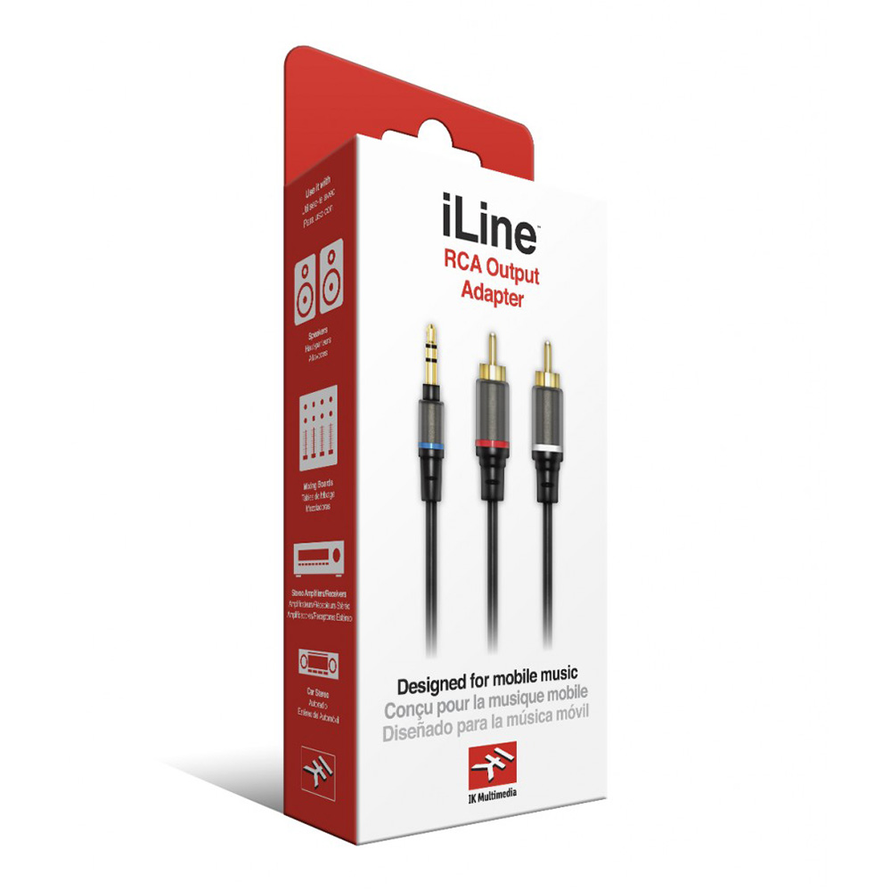 IK Multimedia <br>iLine - RCA Output Adapter