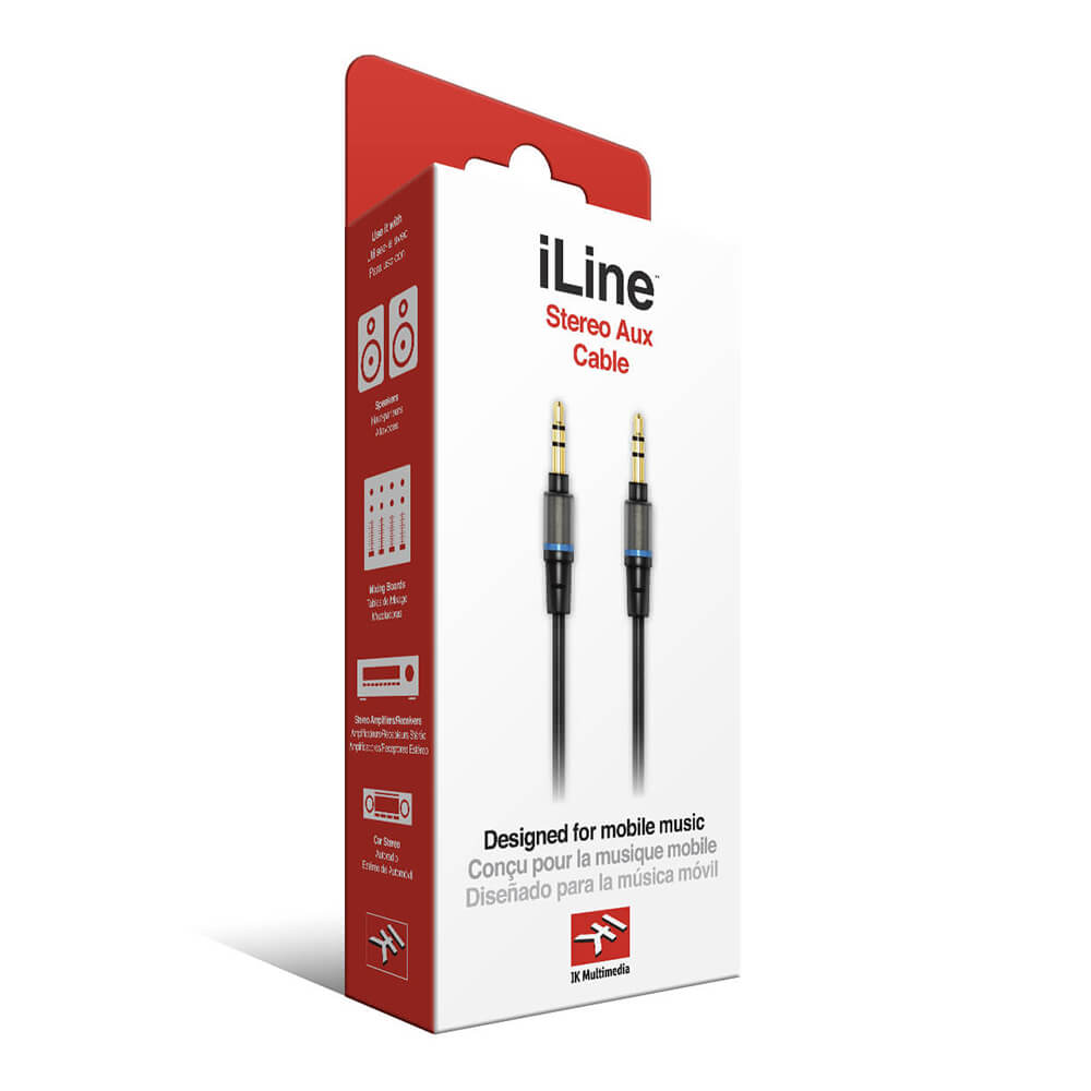 IK Multimedia <br>iLine - Stereo Aux Cable