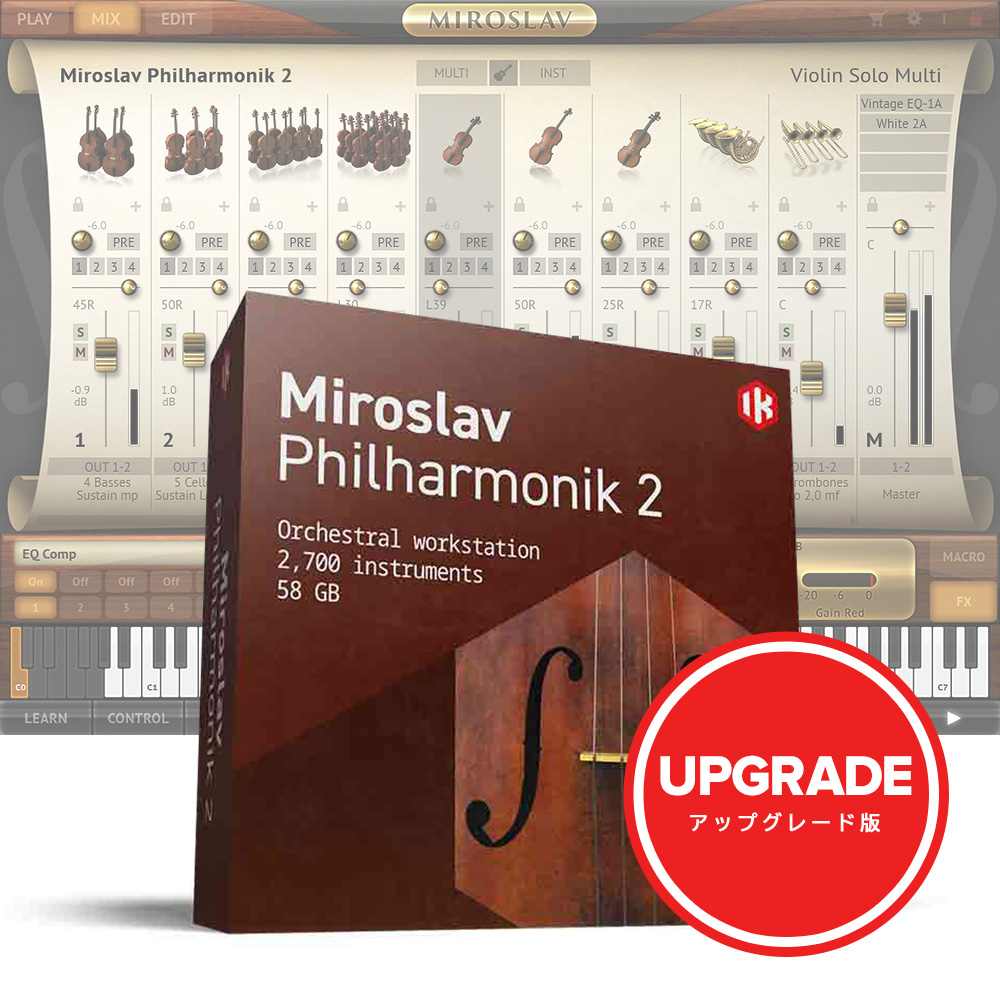 IK Multimedia <br>Miroslav Philharmonik 2 Upgrade