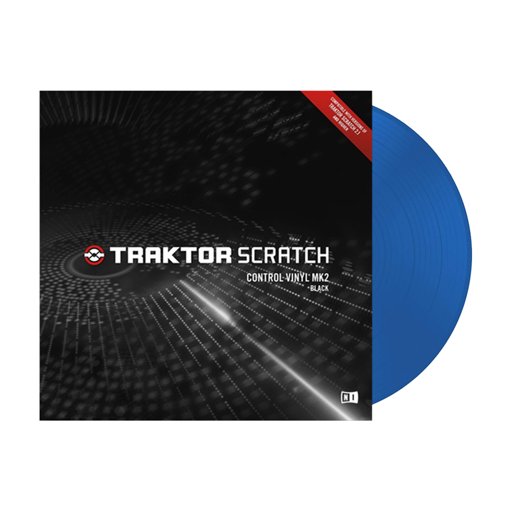 Native Instruments <br>TRAKTOR SCRATCH Control Vinyl MK2 Blue
