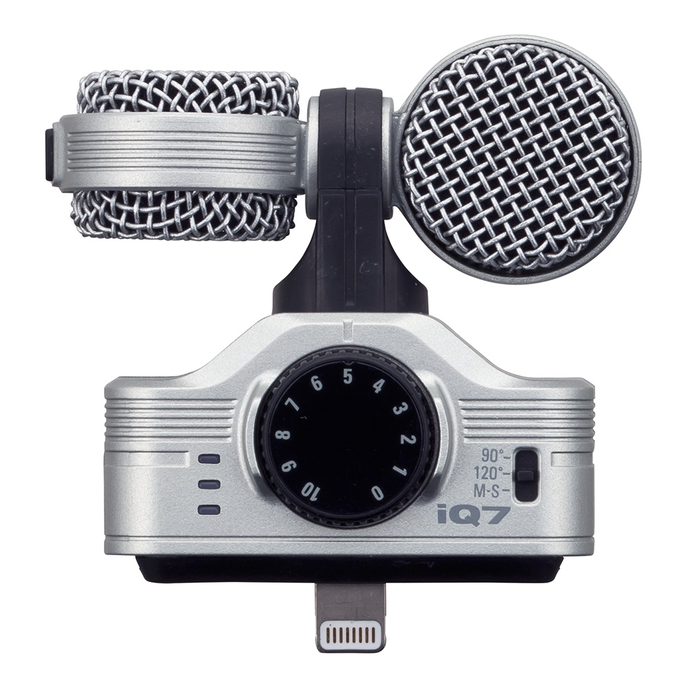 ZOOM <br>iQ7 MS Stereo Mic for iOS Devices