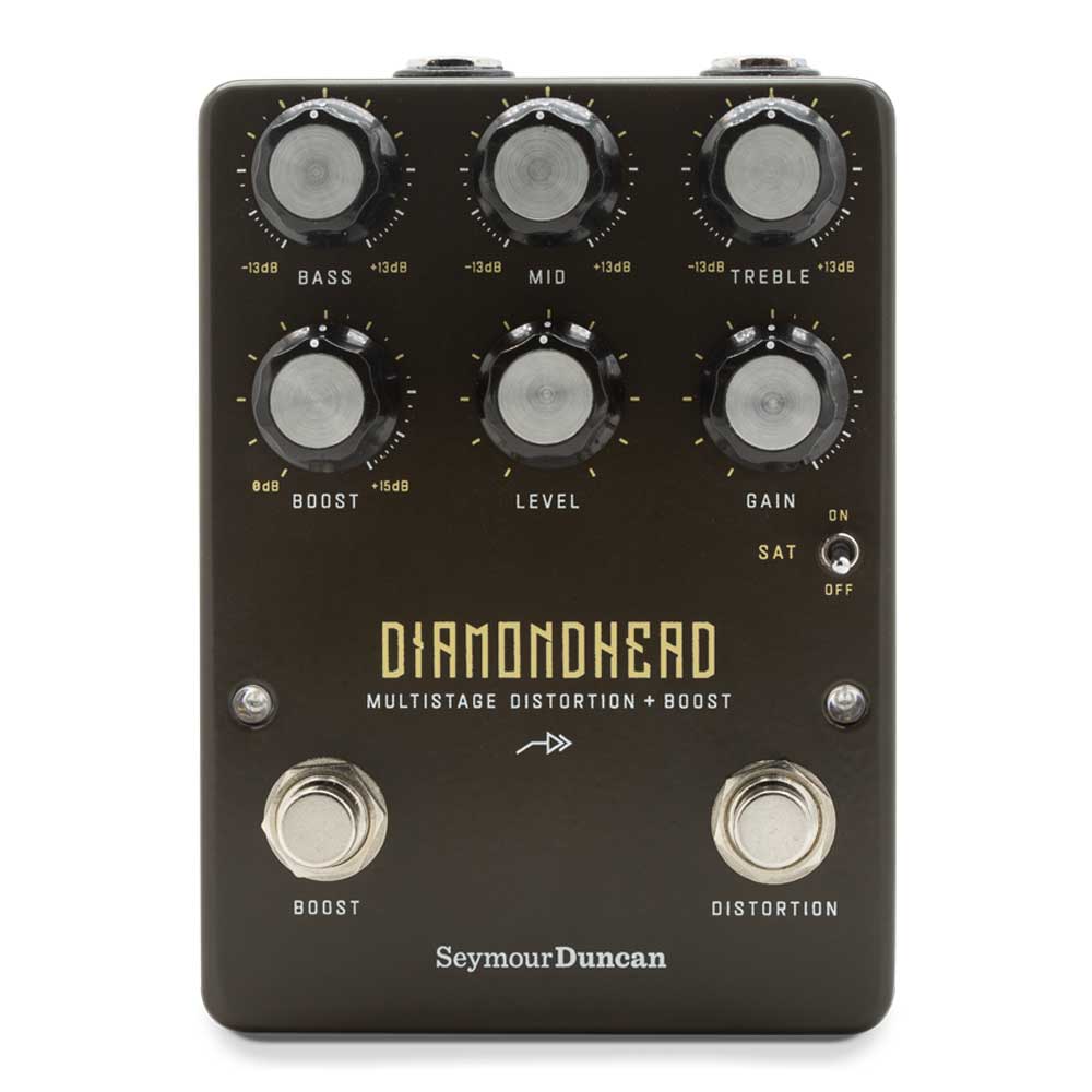 Seymour Duncan <br>DIAMONDHEAD - MULTISTAGE DISTORTION + BOOST PEDAL