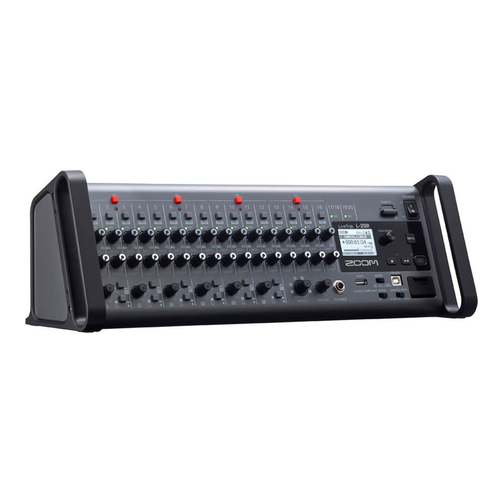 ZOOM <br>LiveTrak L-20R Digital Mixer + Recorder