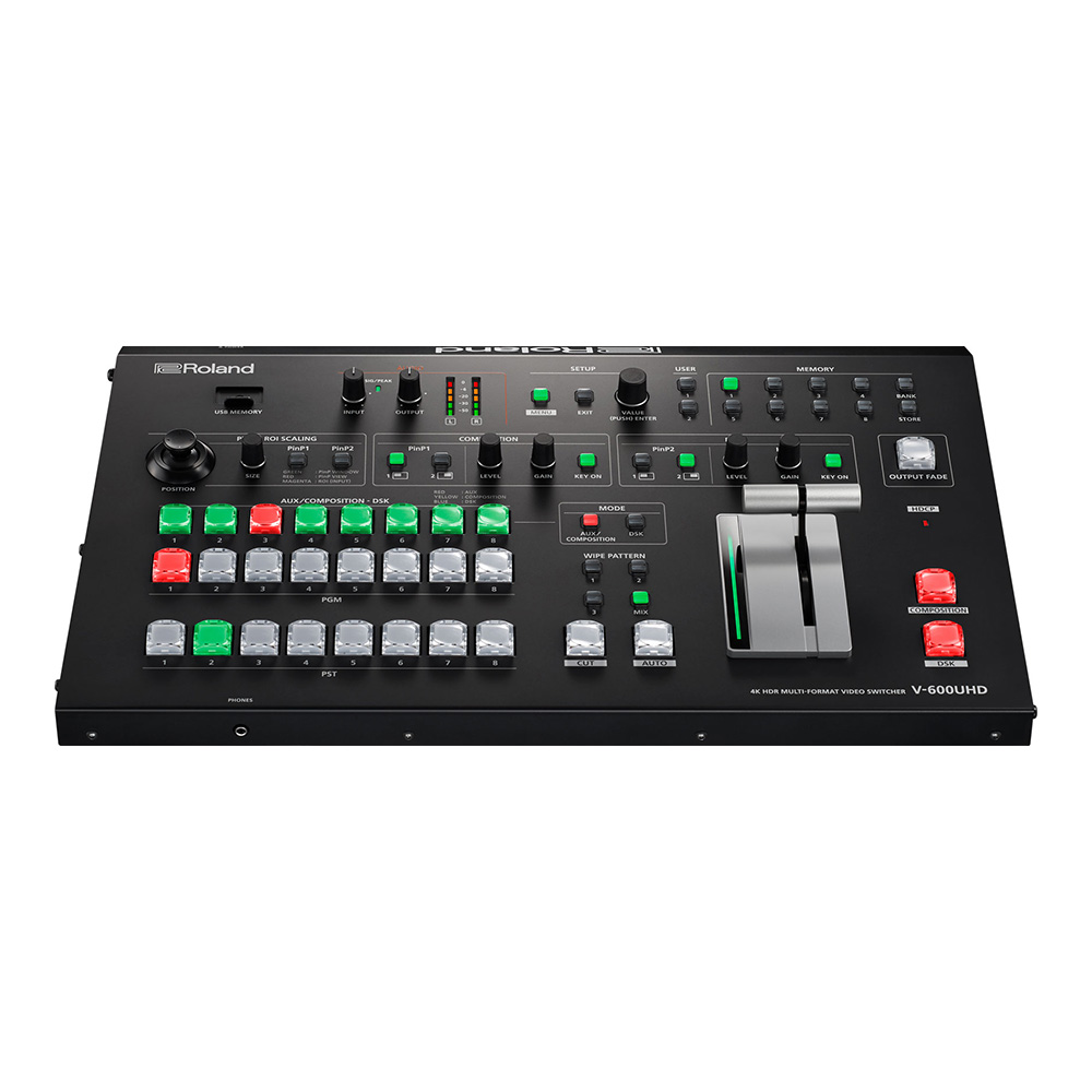 Roland <br>V-600UHD 4K HDR Multi-format Video Switcher	