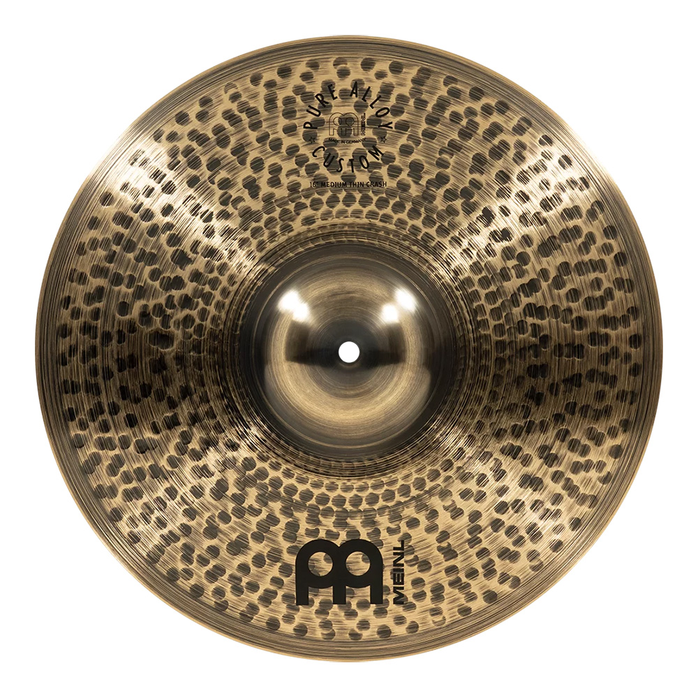 MEINL <br>16" Pure Alloy Custom Crashes Medium Thin [PAC16MTC]