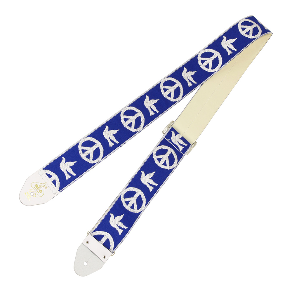 D'Andrea <br>Ace Guitar Straps ACE-6 Blue -Peace Dove-