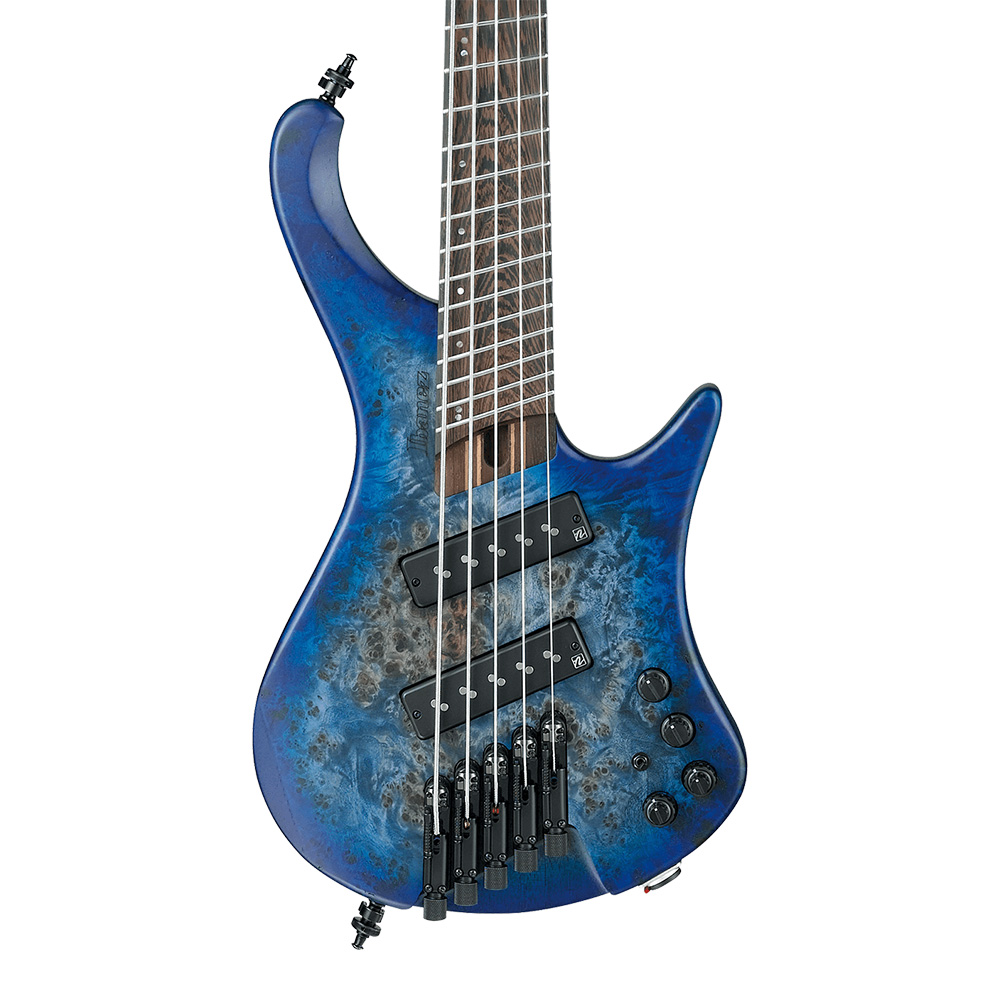 Ibanez <br>EHB Workshop EHB1505MS-PLF (Pacific Blue Burst Flat)