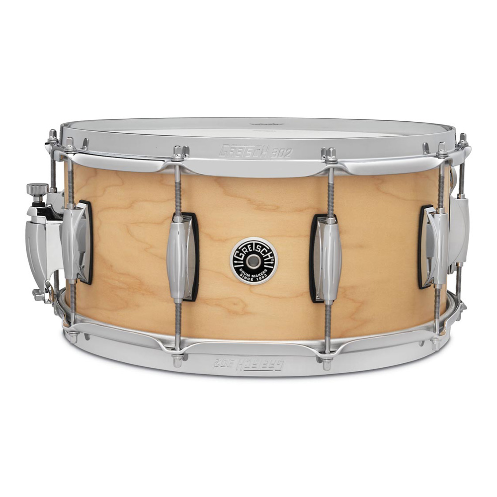 GRETSCH <br>GBSS6514S1CL [USA Brooklyn Straight Satin Snare Drum 6.5"x14"]