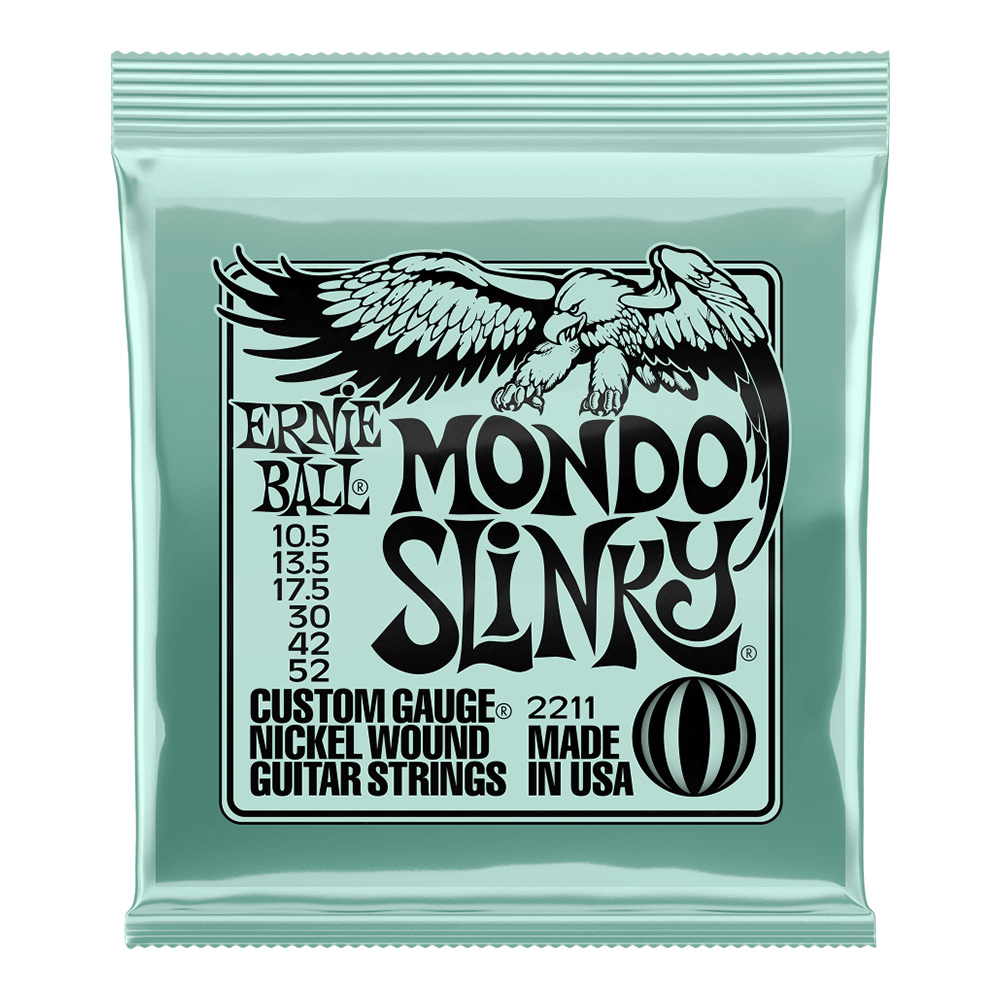 ERNIE BALL <br>#2211 Mondo Slinky Nickel Wound 10.5-52