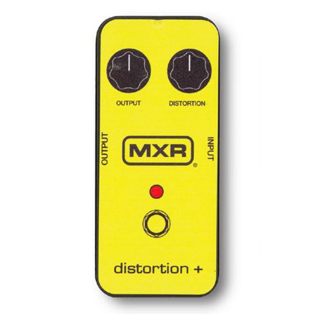 Jim Dunlop <br>MXR Pick Tins Distortion+ (Yellow) [MXRPT01]