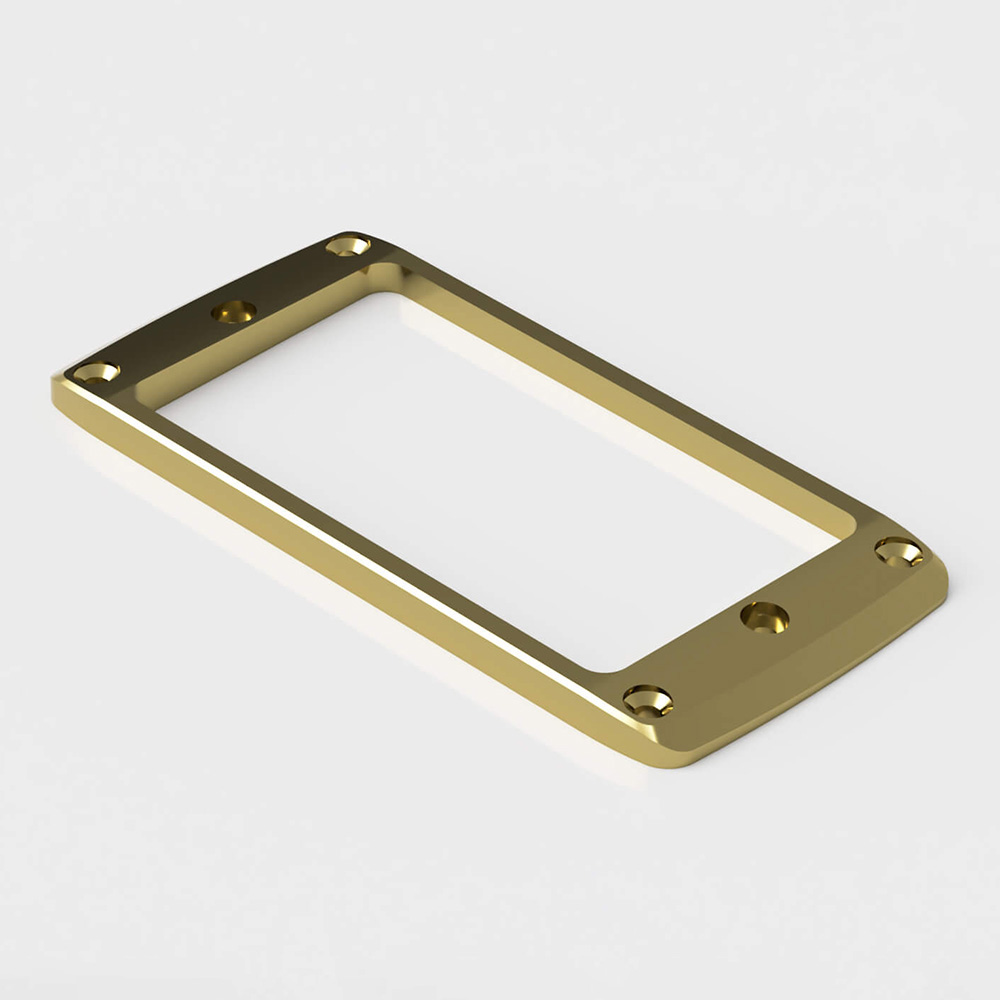 ESP Custom Lab <br>Beveled PU Ring Flat-F Brass Gold