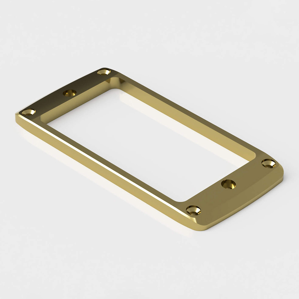 ESP Custom Lab <br>Beveled PU Ring Flat-2 Brass Gold