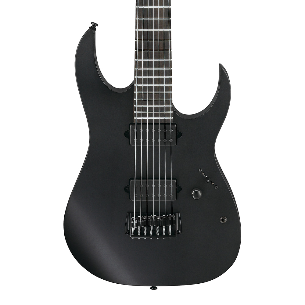 Ibanez <br>RG IRON LABEL RGIXL7-BKF (Black Flat)