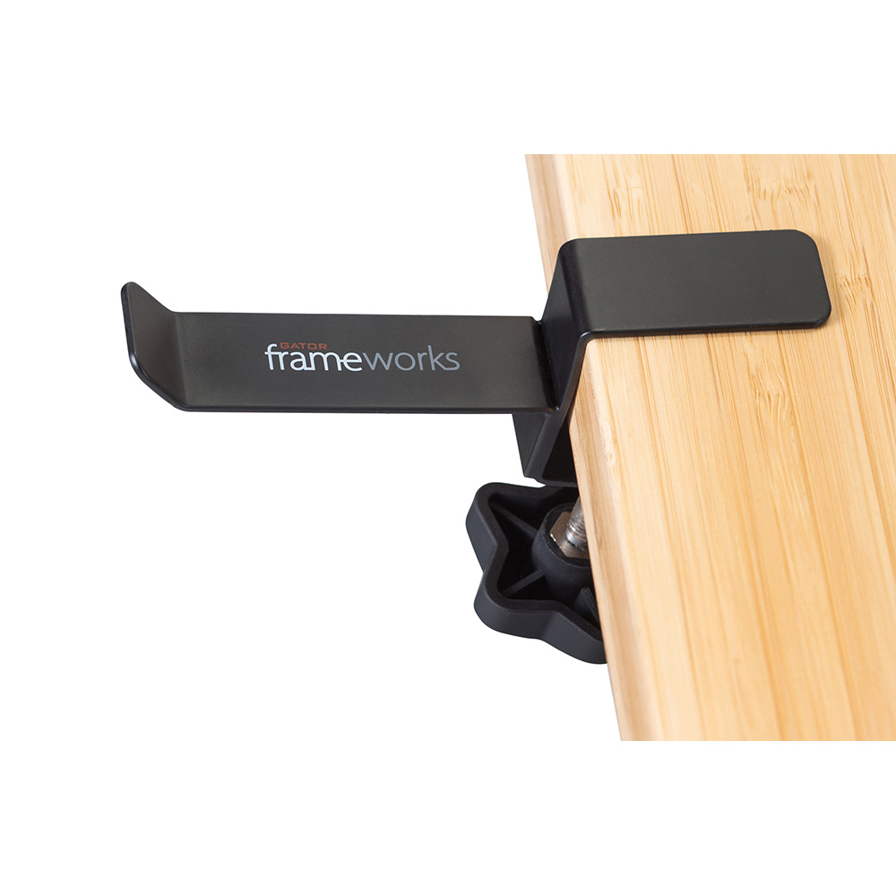 GATOR Frameworks <br>Headphone Hanger for Desks [GFW-HP-HANGERDESK]