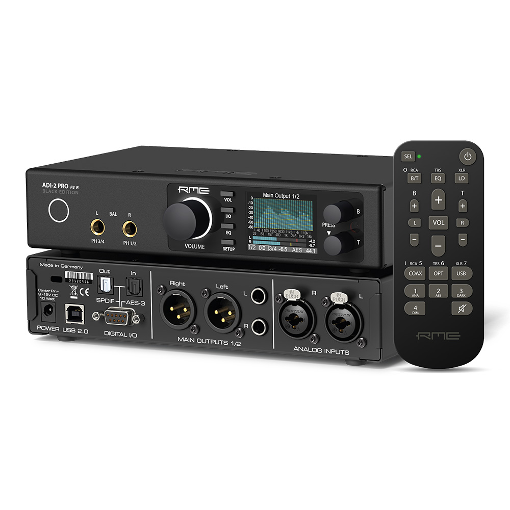 RME <br>ADI-2 Pro FS R Black Edition