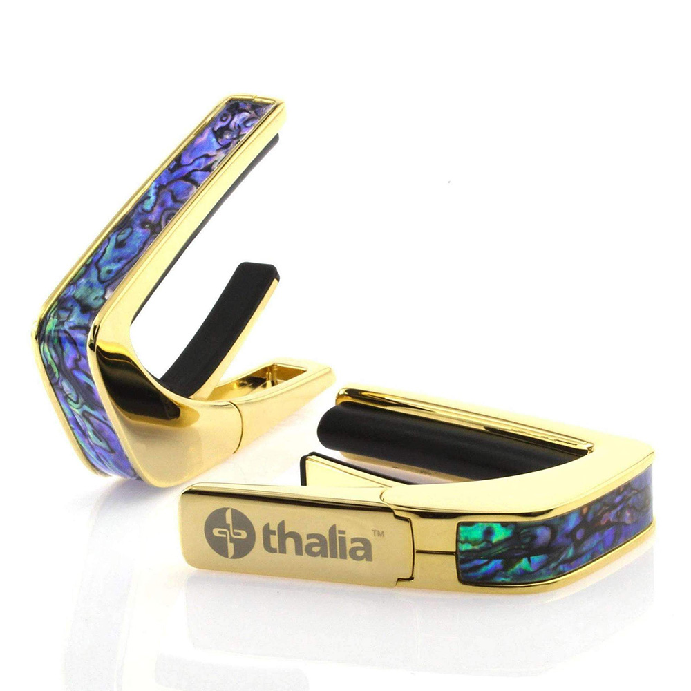 Thalia Capo <br>Exotic Shell / Blue Abalone / 24K Gold