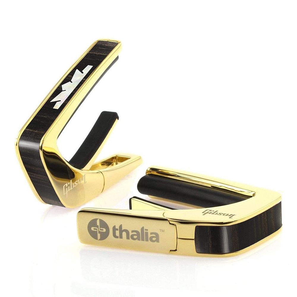 Thalia Capo <br>Gibson License Model / Flat Crown Black Ebony / 24K Gold