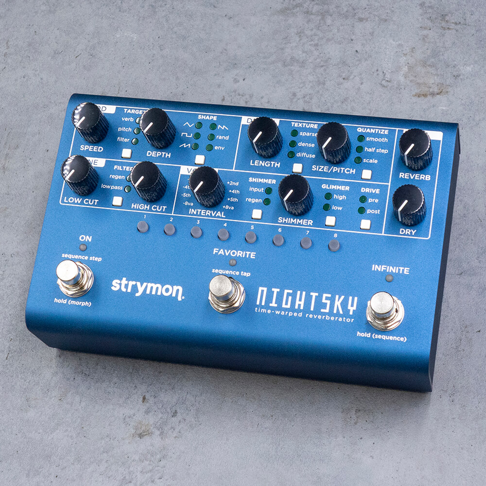 strymon <br>NIGHTSKY [time-warped reverbator]