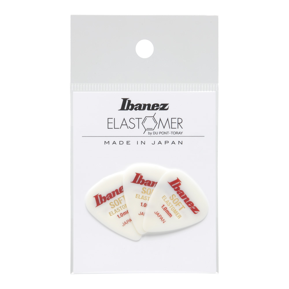 Ibanez <br>ELASTOMER Pick SOFT 1.0mm [BEL14ST10]