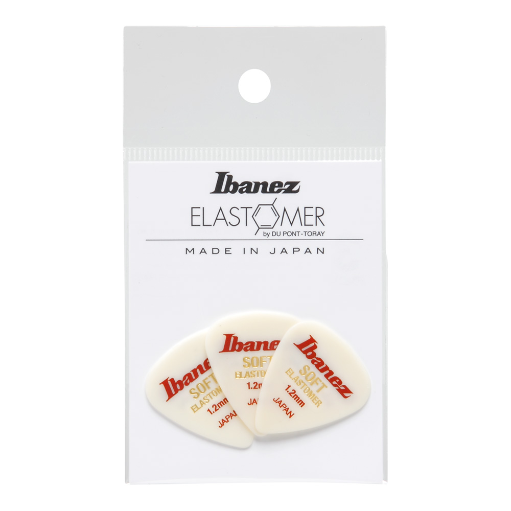 Ibanez <br>ELASTOMER Pick SOFT 1.2mm [BEL14ST12]