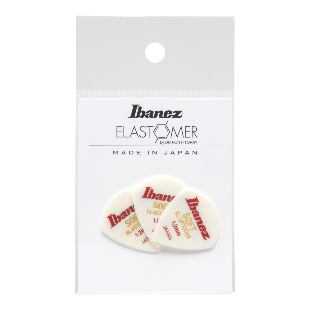 Ibanez <br>ELASTOMER Pick SOFT 1.2mm [BEL18ST12]