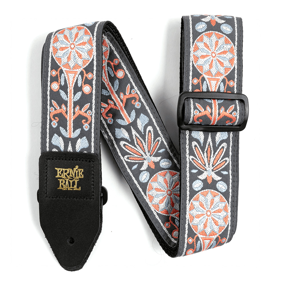 ERNIE BALL <br>#4634 Tangerine Nightmist Jacquard Strap