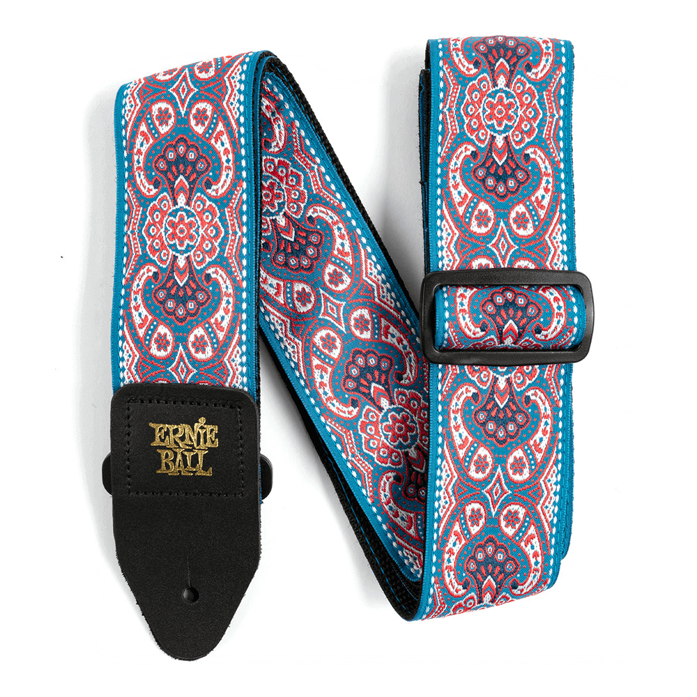 ERNIE BALL <br>#4666 Pink Paisley Jacquard Strap