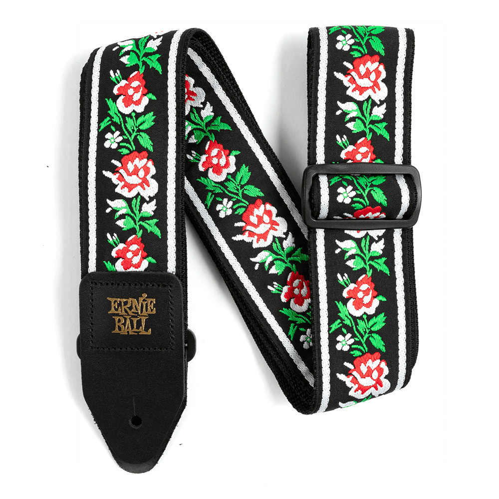 ERNIE BALL <br>#4668 Winter Rose Jacquard Strap