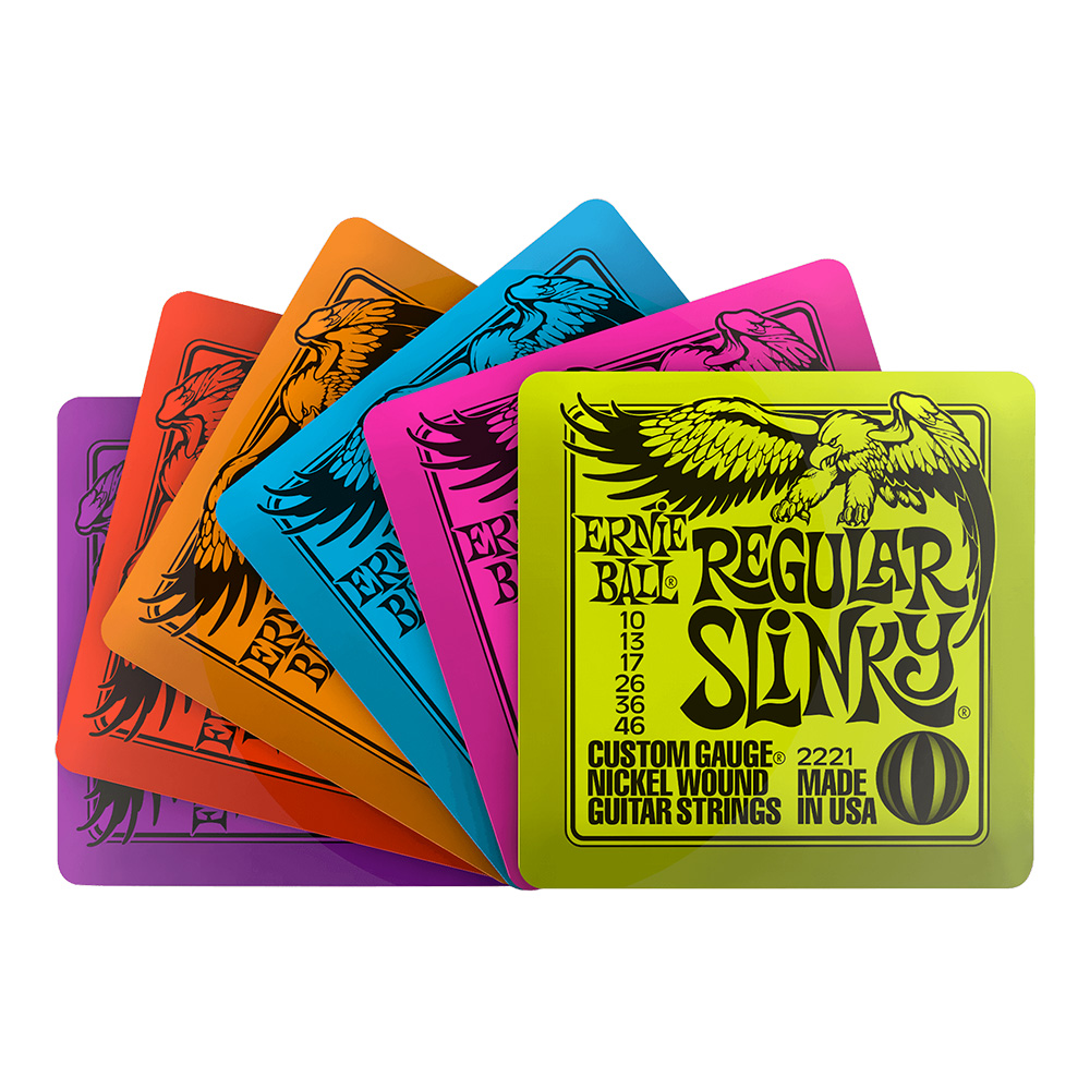 ERNIE BALL <br>#4003 SLINKY COASTERS 6 PACK