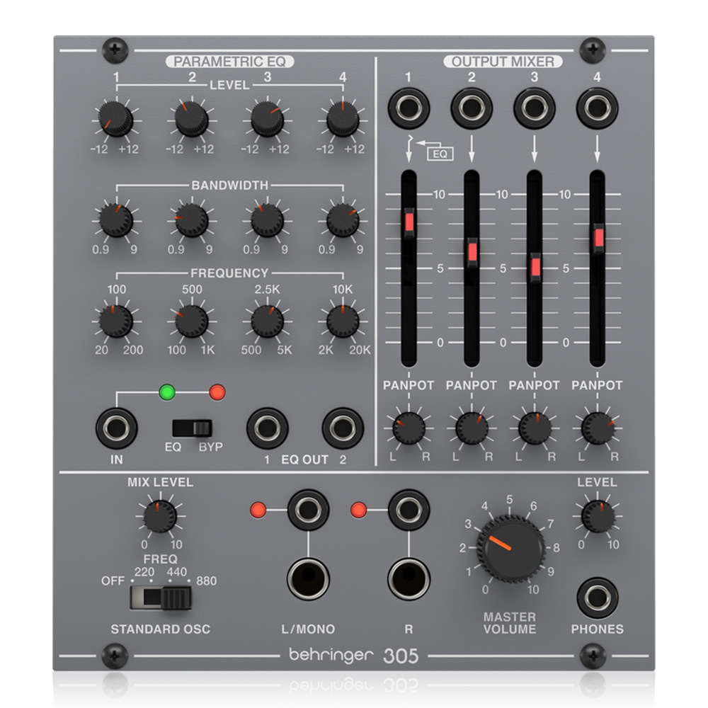 BEHRINGER <br>305 EQ/MIXER/OUTPUT