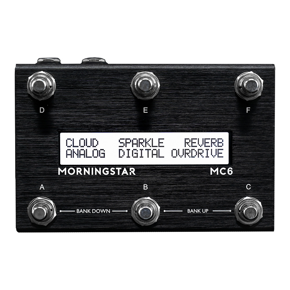 注目 Morningstar FX MC6 MKII MIDIコントローラー エフェクター