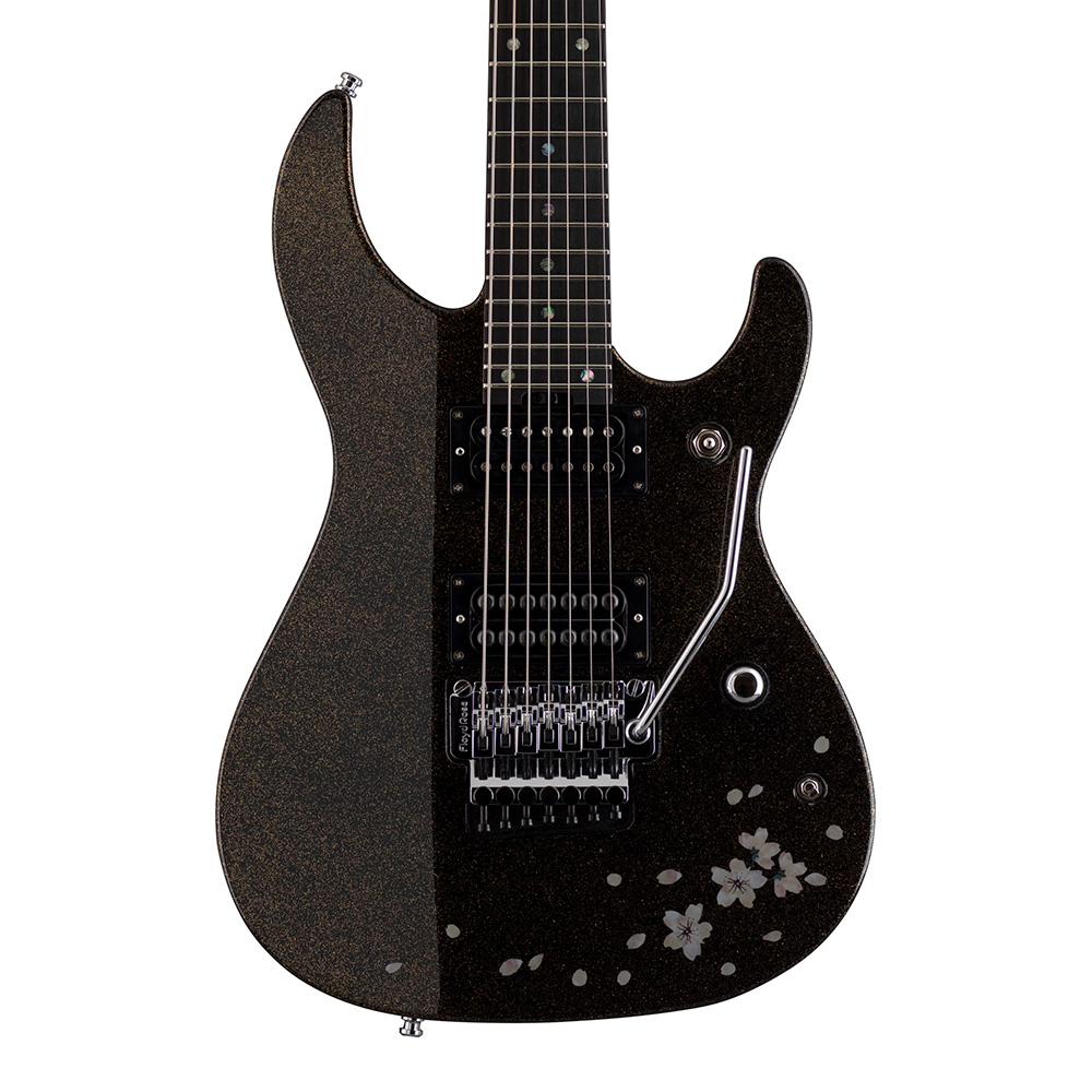Killer Guitars <br>KG-Fascinator Seven the Empress (galaxy black petals) [SAKI Signature Model]