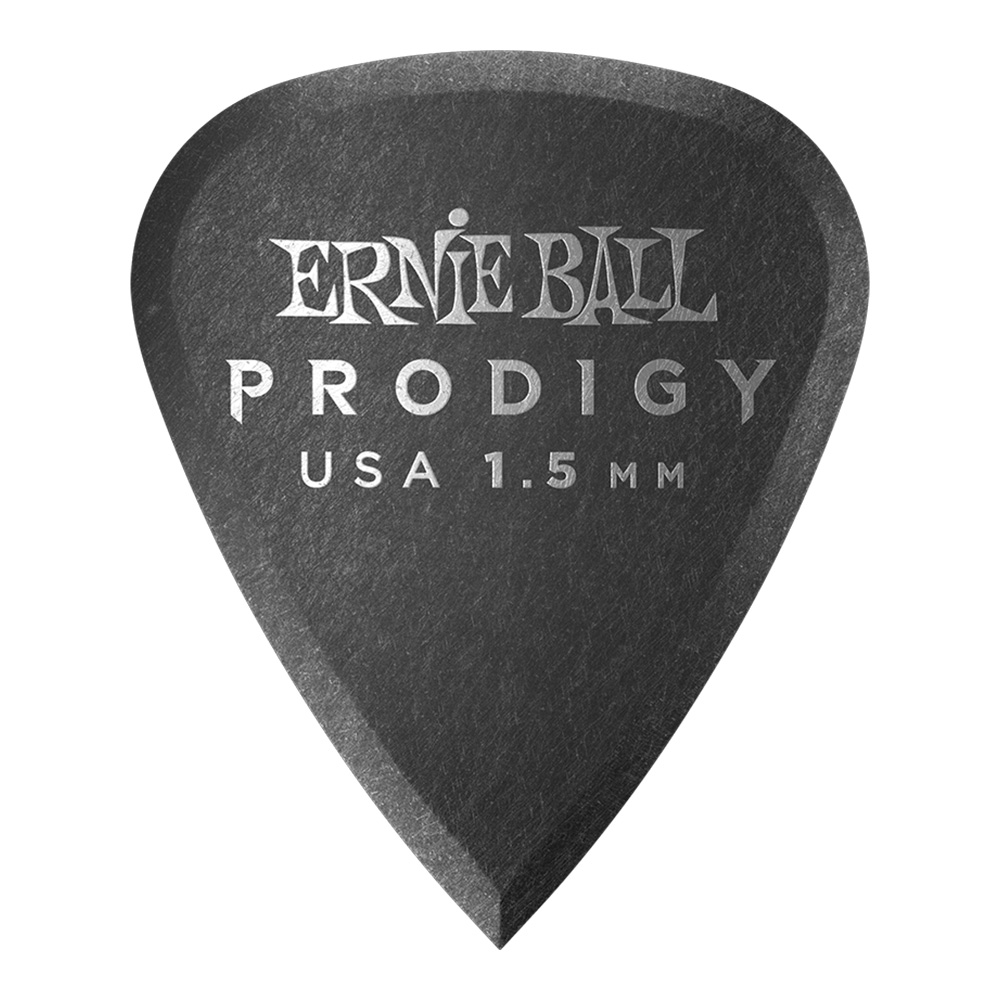 ERNIE BALL <br>#9199 1.5mm Black Standard Prodigy Picks 6-Pack