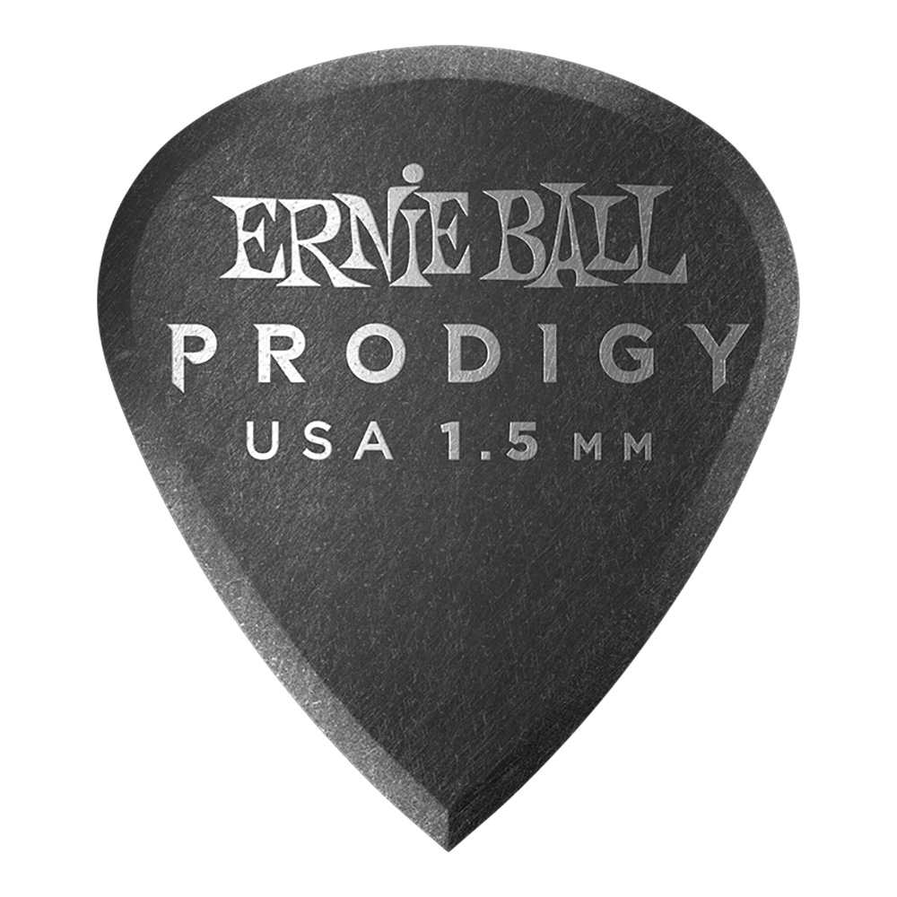 ERNIE BALL <br>#9200 1.5mm Black Mini Prodigy Picks 6-Pack