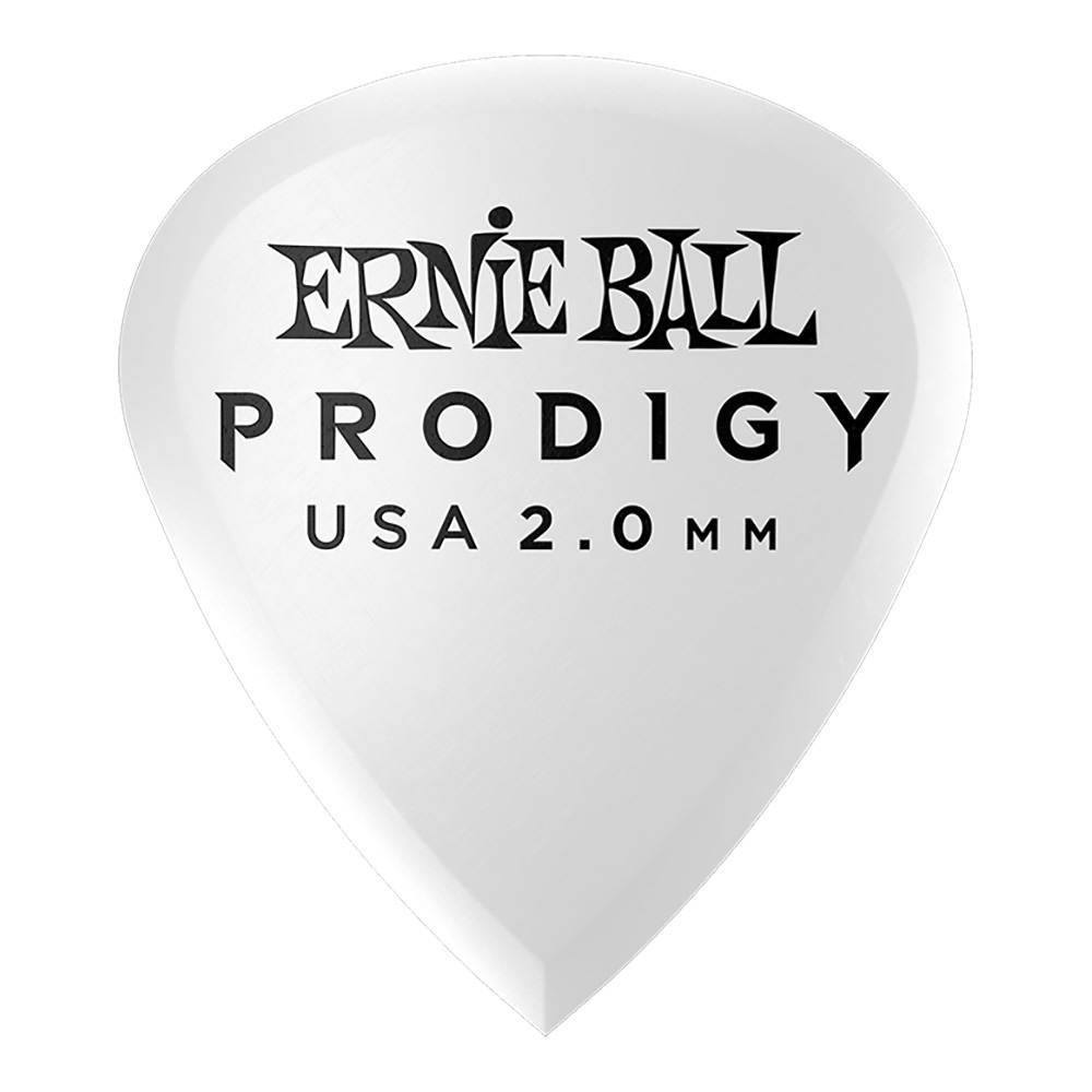 ERNIE BALL <br>#9203 2.0mm White Mini Prodigy Picks 6-Pack