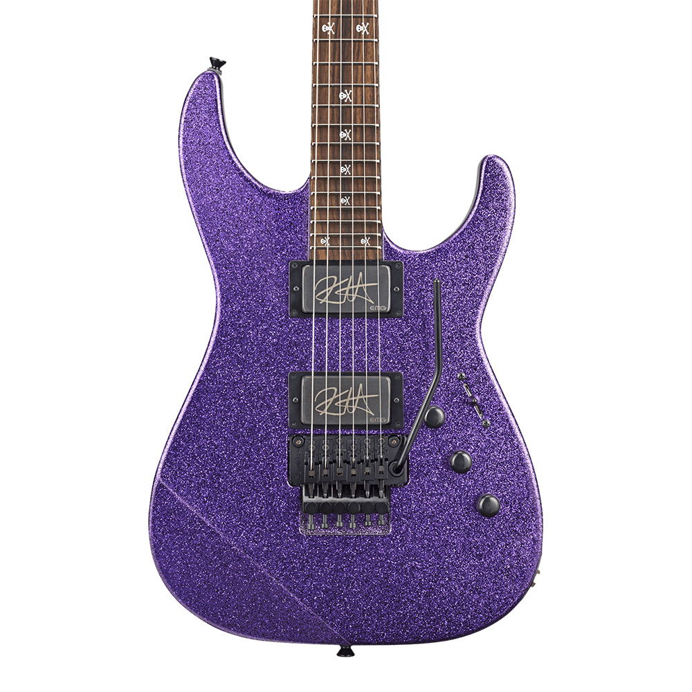 ESP <br>KH-2 Purple Sparkle [Kirk Hammett Signature Model]